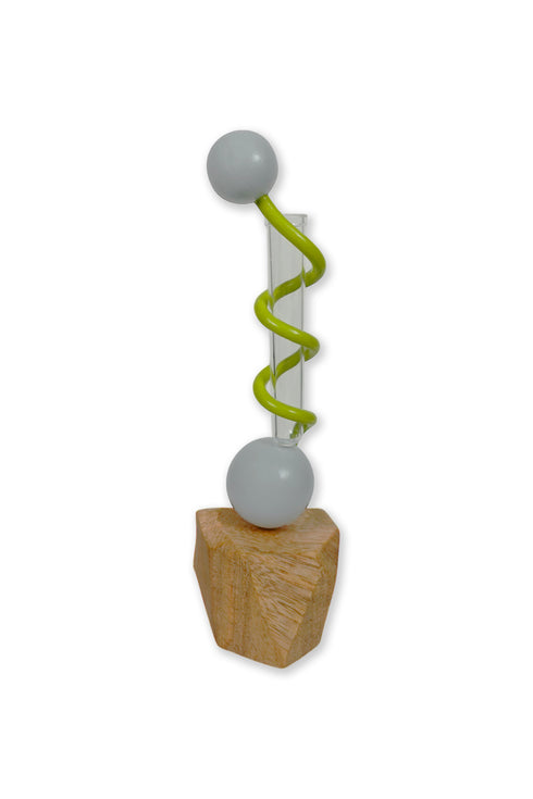 IRon PiP × Cycle TWO BALL FLOWER VASE -GRAY×GREEN-